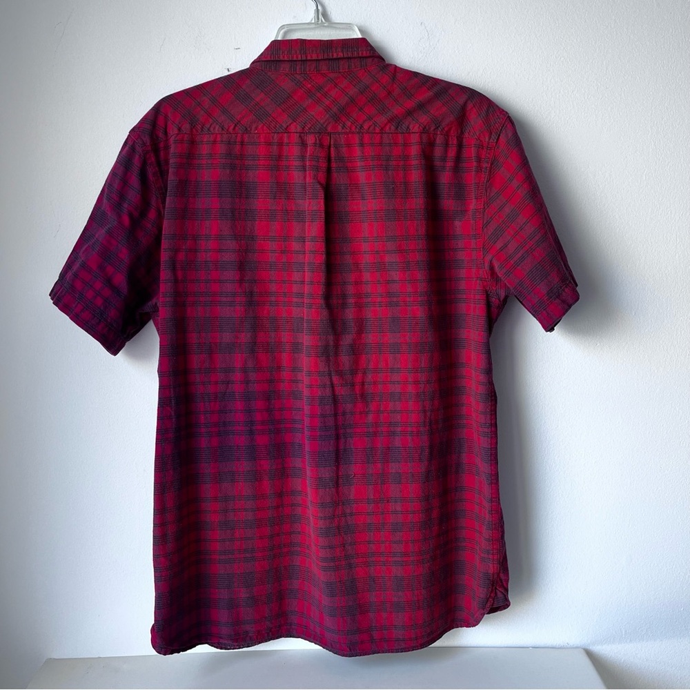 Levi's Red and Purple Plaid Shirt - Picture 7 of 9